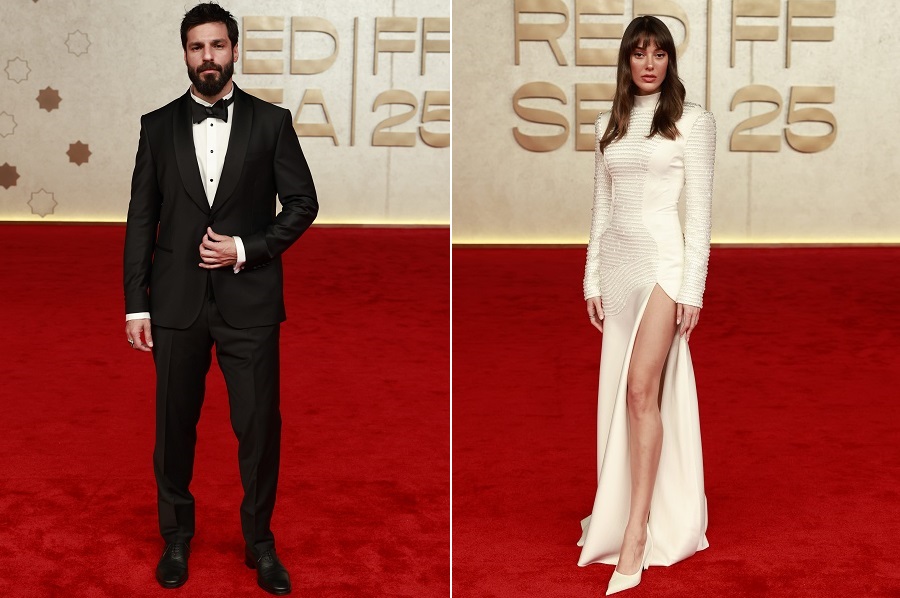 Dilan Çiçek Deniz ve Serkan Çayoğlu, Kızıldeniz Film Festivali'ne katıldı 